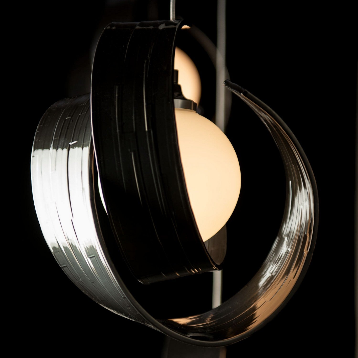 Hubbardton Forge - 131158-SKT-STND-89-GG0711 - Riza 10-Light Mobile Pendant - Riza - Ink