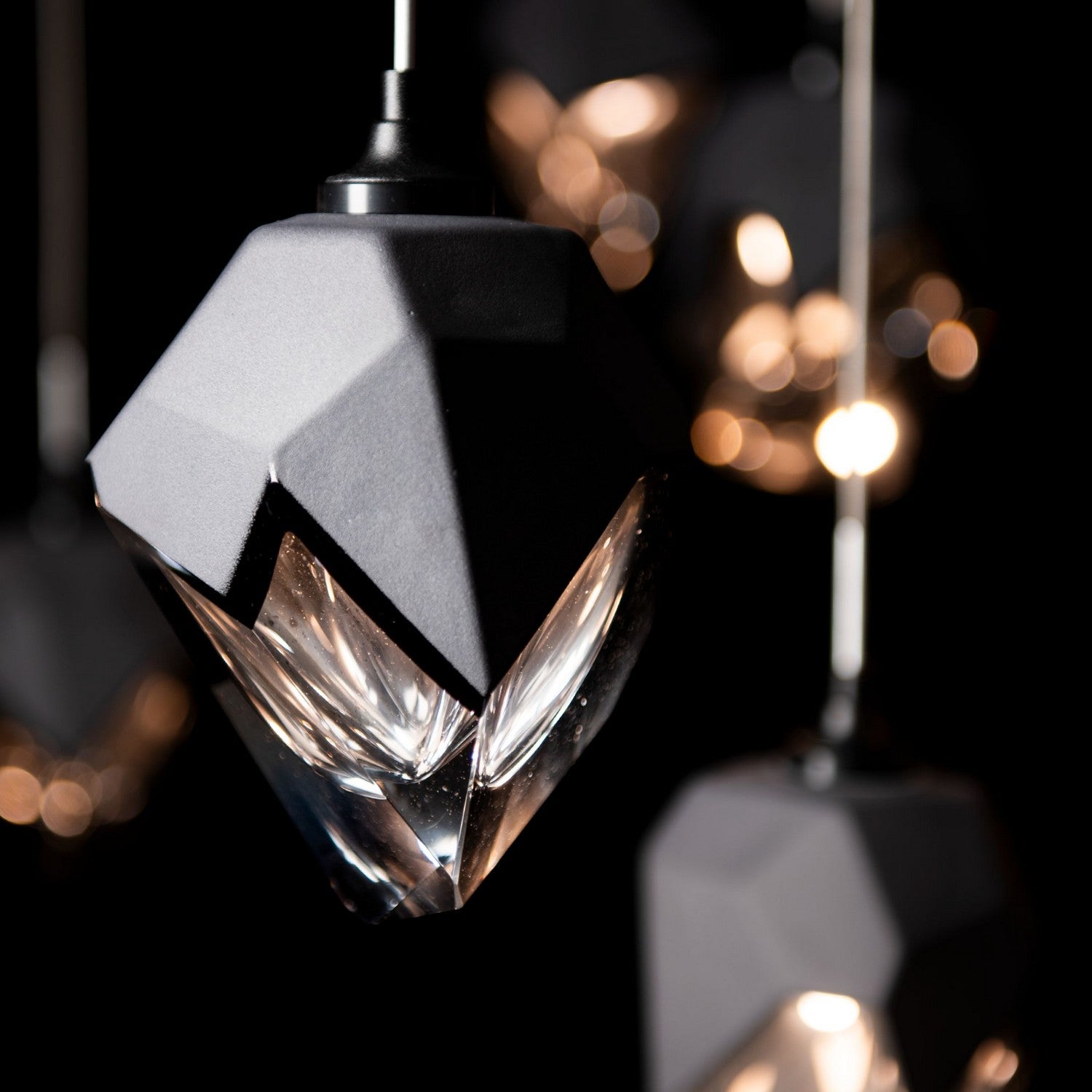 Hubbardton Forge - 131159-SKT-STND-10-BP0754 - LED Pendant - Chrysalis - Black