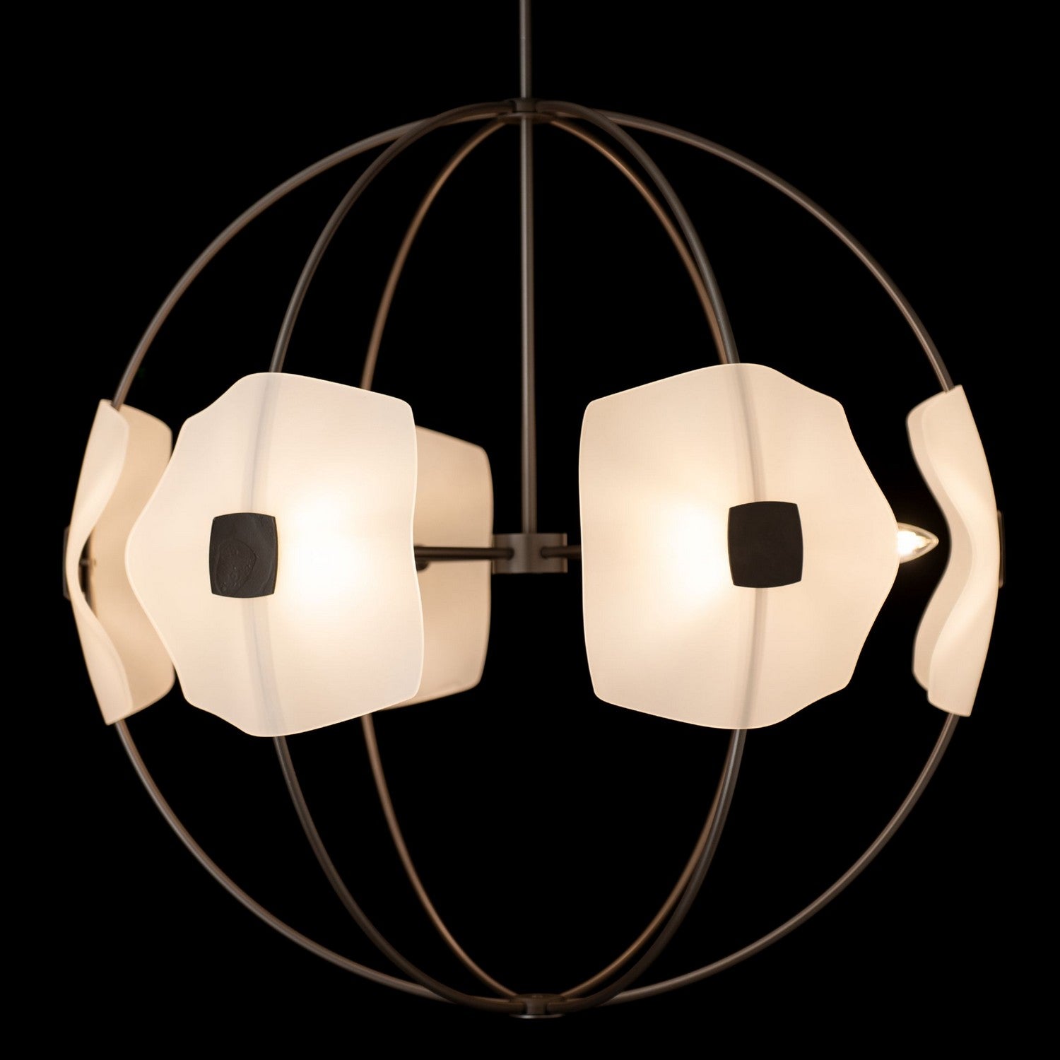 Hubbardton Forge - 131500-SKT-MULT-07-FD0835 - Astra Orb Small Pendant - Astra - Dark Smoke
