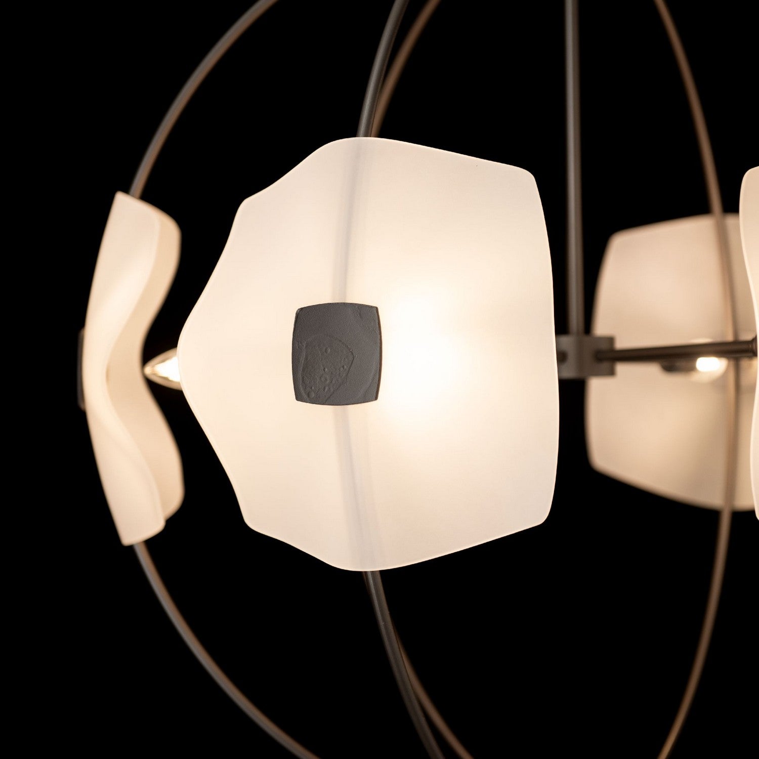 Hubbardton Forge - 131500-SKT-MULT-07-FD0835 - Astra Orb Small Pendant - Astra - Dark Smoke