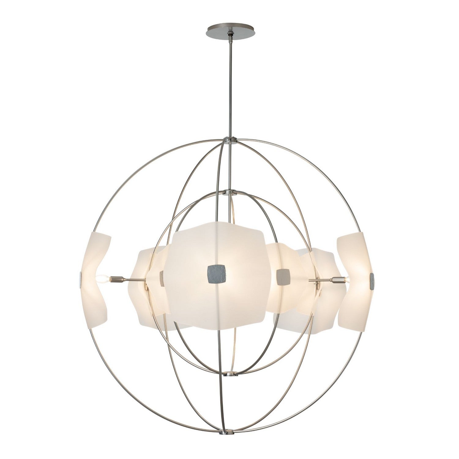 Hubbardton Forge - 131503-SKT-MULT-85-FD0852 - Astra Orb Large Pendant - Astra - Sterling