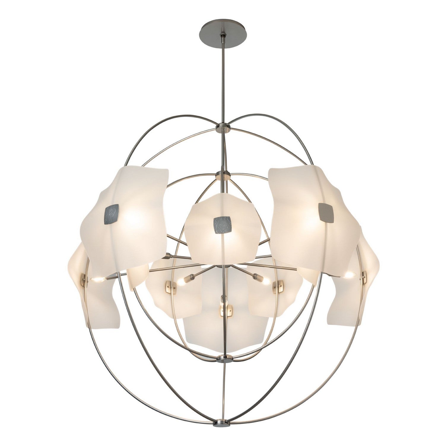 Hubbardton Forge - 131503-SKT-MULT-85-FD0852 - Astra Orb Large Pendant - Astra - Sterling