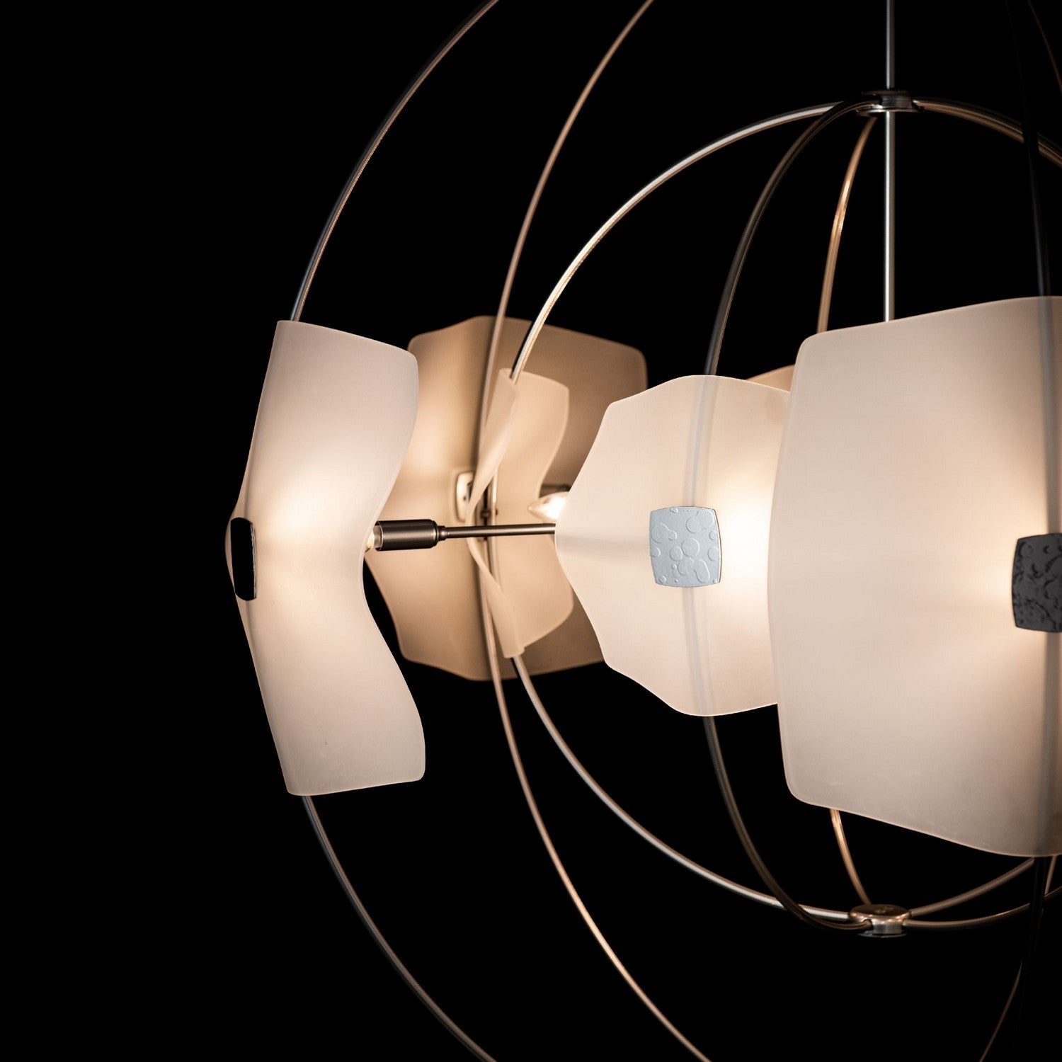 Hubbardton Forge - 131503-SKT-MULT-85-FD0852 - Astra Orb Large Pendant - Astra - Sterling
