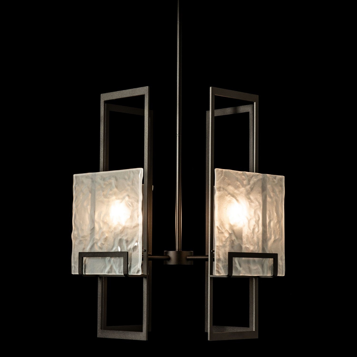 Hubbardton Forge - 131550-SKT-MULT-14-FD0836 - Geo 4-Light Pendant - Geo - Oil Rubbed Bronze