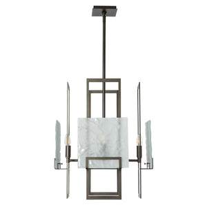 Hubbardton Forge - 131550-SKT-MULT-14-FD0836 - Four Light Pendant - Geo - Oil Rubbed Bronze
