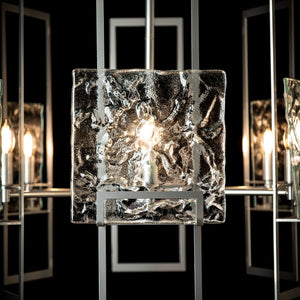 Hubbardton Forge - 131552-SKT-MULT-85-ZM0836 - Six Light Pendant - Geo - Sterling