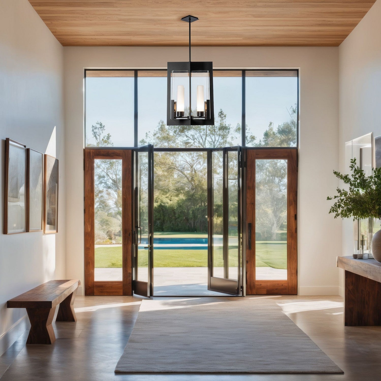 Hubbardton Forge - 132043-SKT-MULT-10-FD0847 - Four Light Lantern - Summit - Black