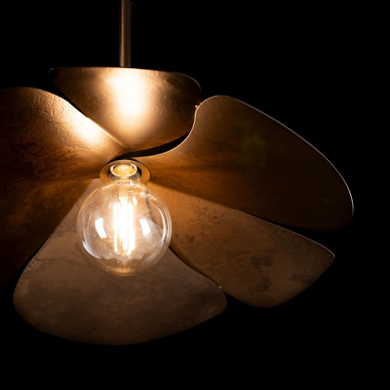 Hubbardton Forge - 139460-SKT-MULT-05 - Hana Small Pendant - Hana - Bronze