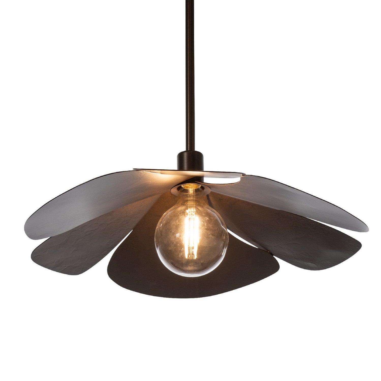Hubbardton Forge - 139460-SKT-MULT-05 - Hana Small Pendant - Hana - Bronze