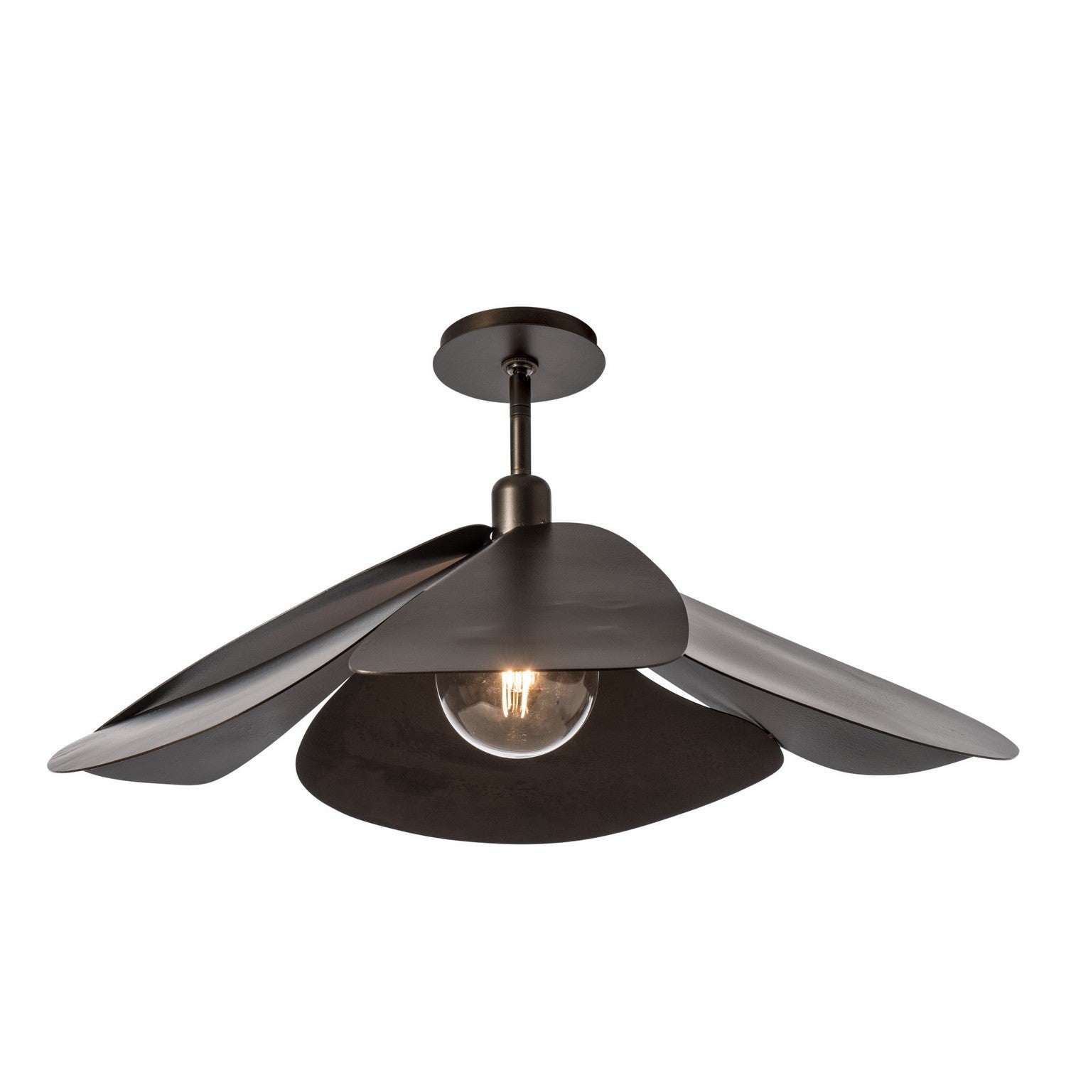 Hubbardton Forge - 139465-SKT-MULT-07 - Hana Large Pendant - Hana - Dark Smoke