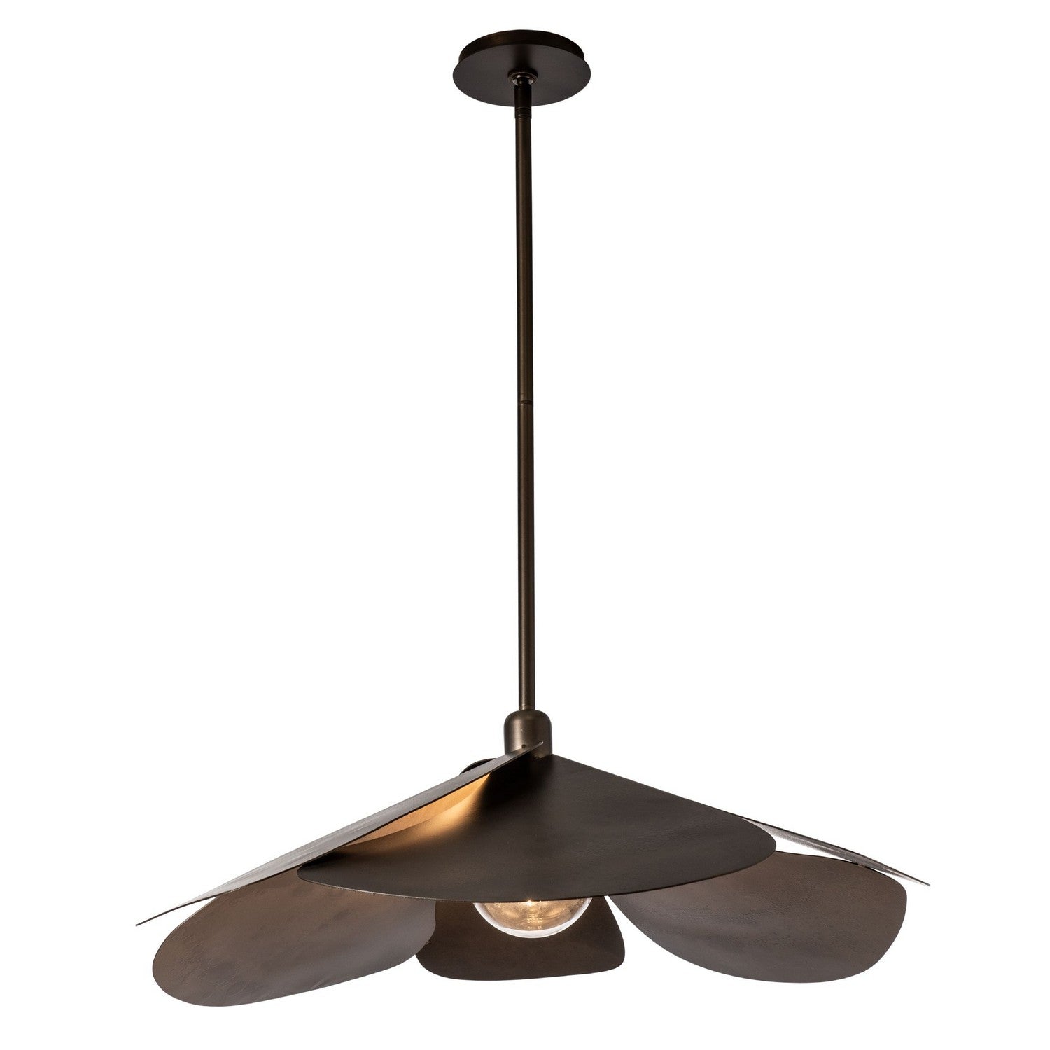Hubbardton Forge - 139465-SKT-MULT-07 - Hana Large Pendant - Hana - Dark Smoke