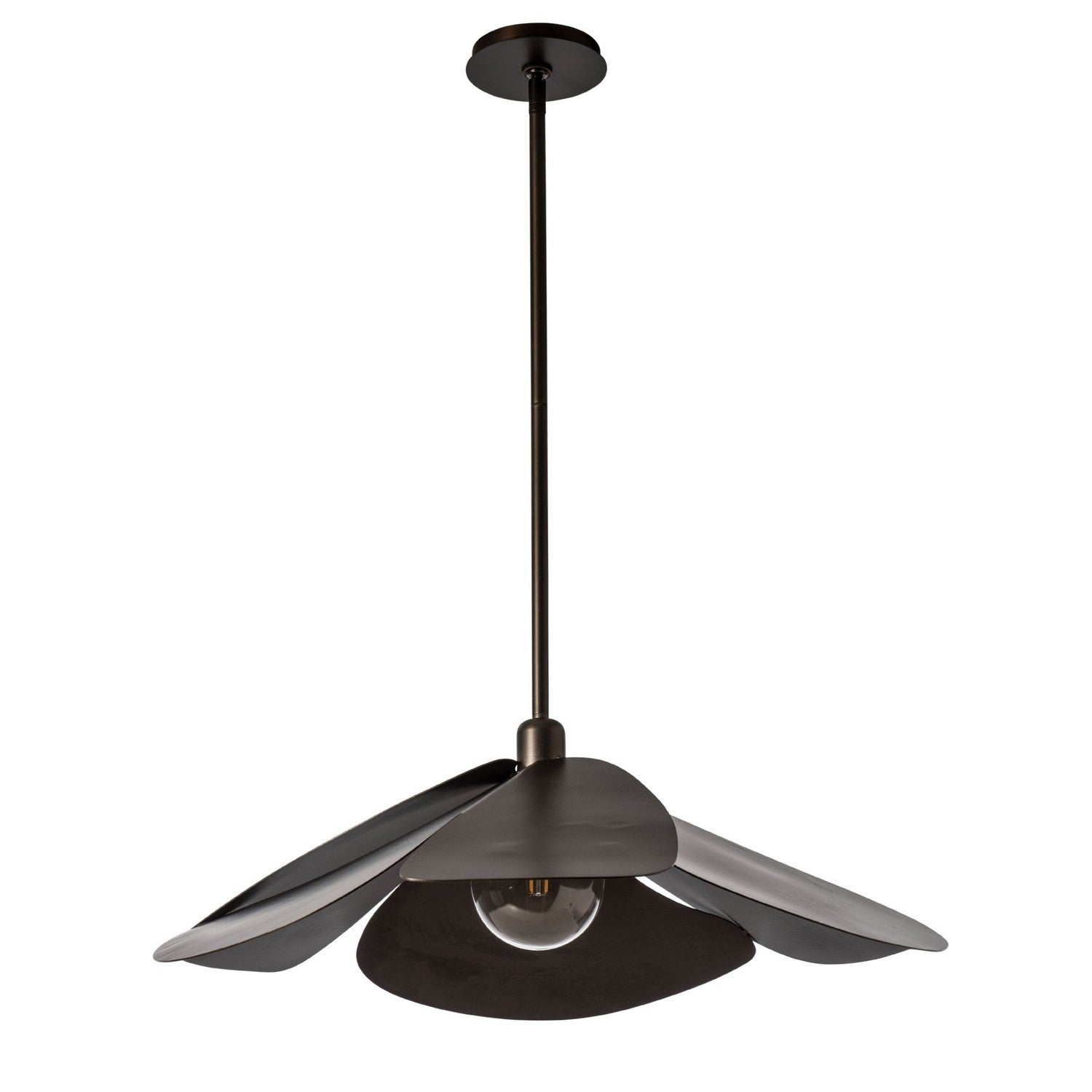 Hubbardton Forge - 139465-SKT-MULT-07 - Hana Large Pendant - Hana - Dark Smoke
