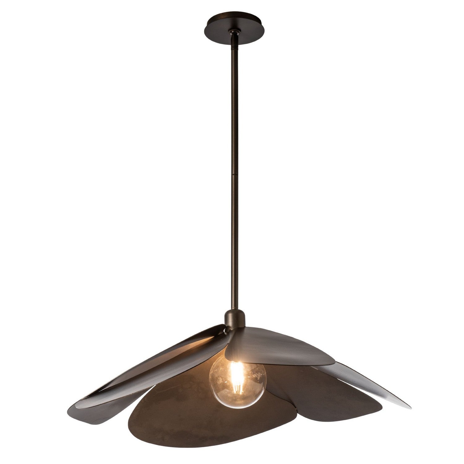Hubbardton Forge - 139465-SKT-MULT-07 - Hana Large Pendant - Hana - Dark Smoke