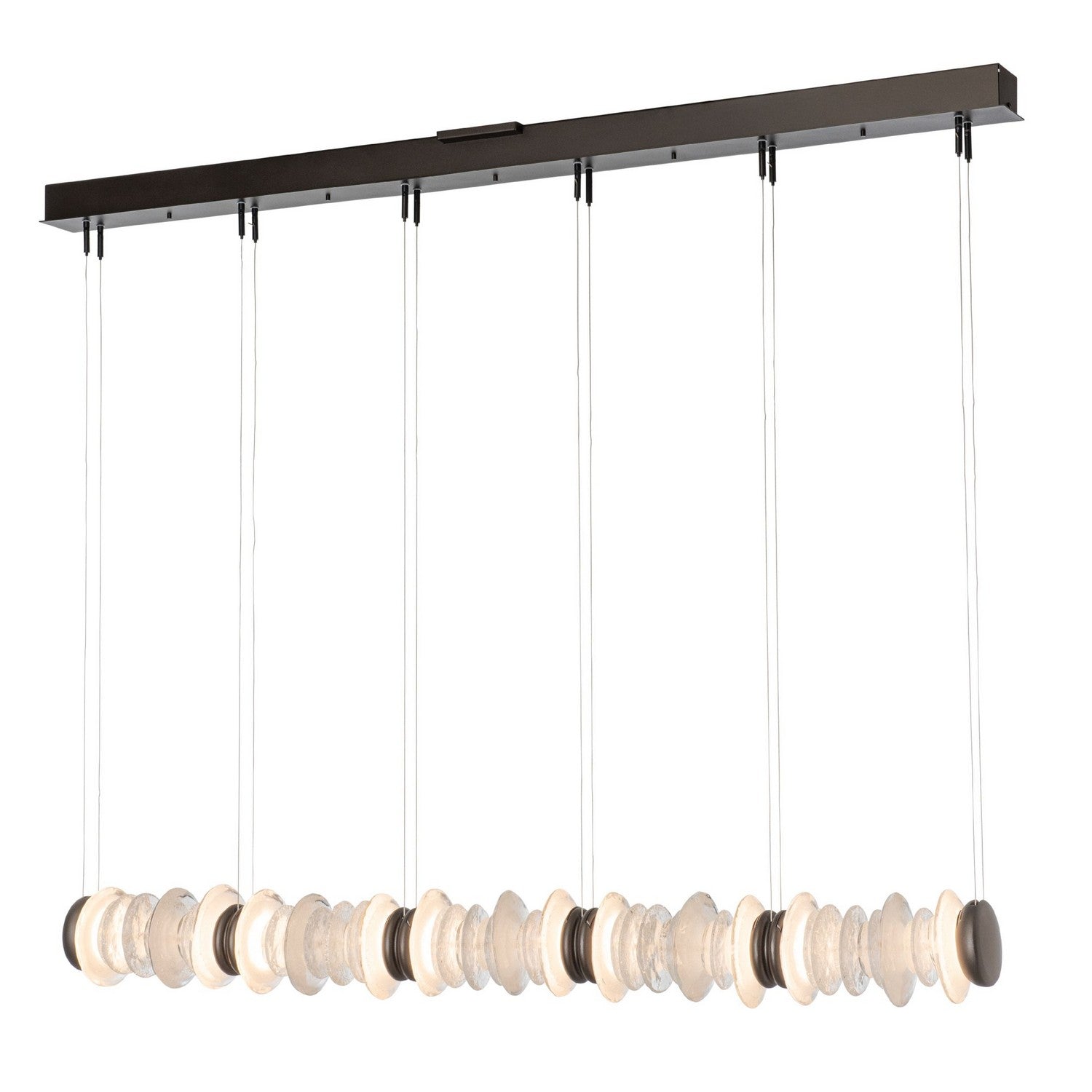 Hubbardton Forge - 139975-LED-STND-14 - Cairn Linear LED Pendant - Cairn - Oil Rubbed Bronze