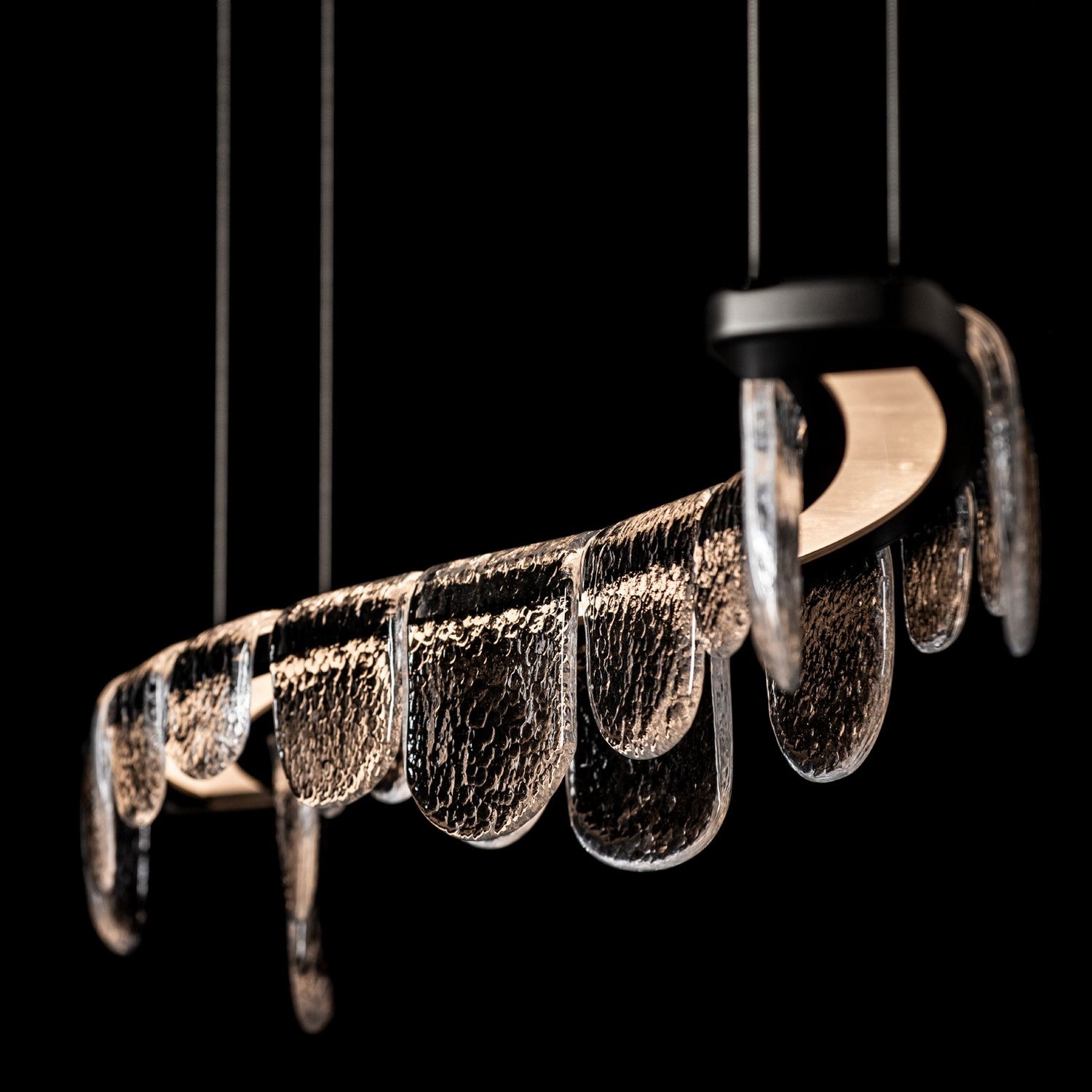 Hubbardton Forge - 139980-LED-STND-14-ZM0846 - Riverbed LED Pendant - Riverbed - Oil Rubbed Bronze