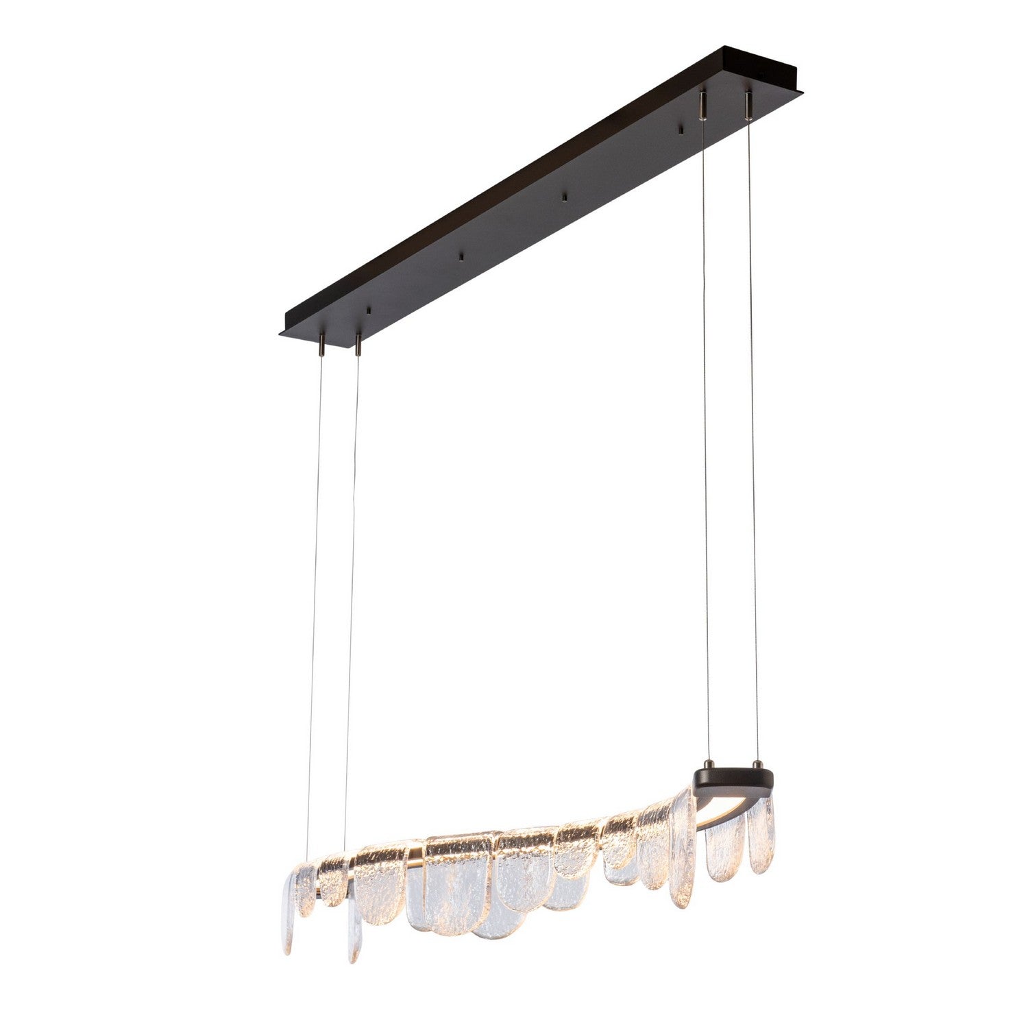 Hubbardton Forge - 139980-LED-STND-14-ZM0846 - Riverbed LED Pendant - Riverbed - Oil Rubbed Bronze