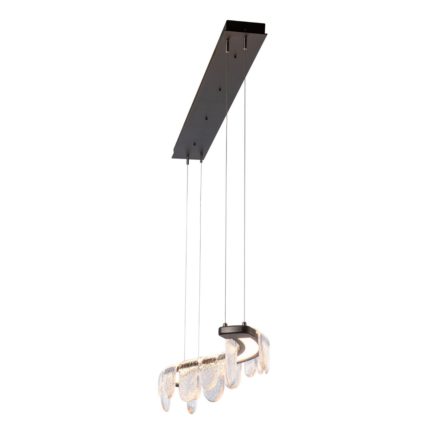 Hubbardton Forge - 139980-LED-STND-14-ZM0846 - Riverbed LED Pendant - Riverbed - Oil Rubbed Bronze
