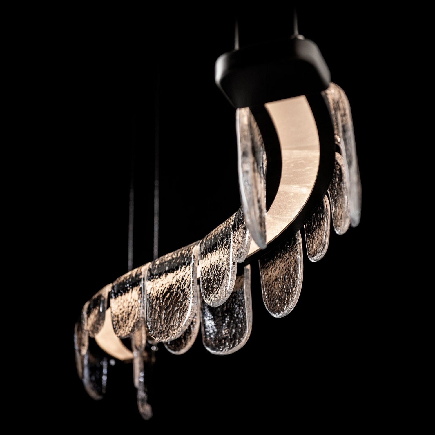 Hubbardton Forge - 139980-LED-STND-14-ZM0846 - Riverbed LED Pendant - Riverbed - Oil Rubbed Bronze