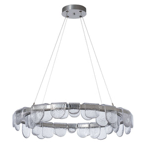 Hubbardton Forge - 139982-LED-STND-85-ZM0846 - LED Pendant - Riverbed - Sterling