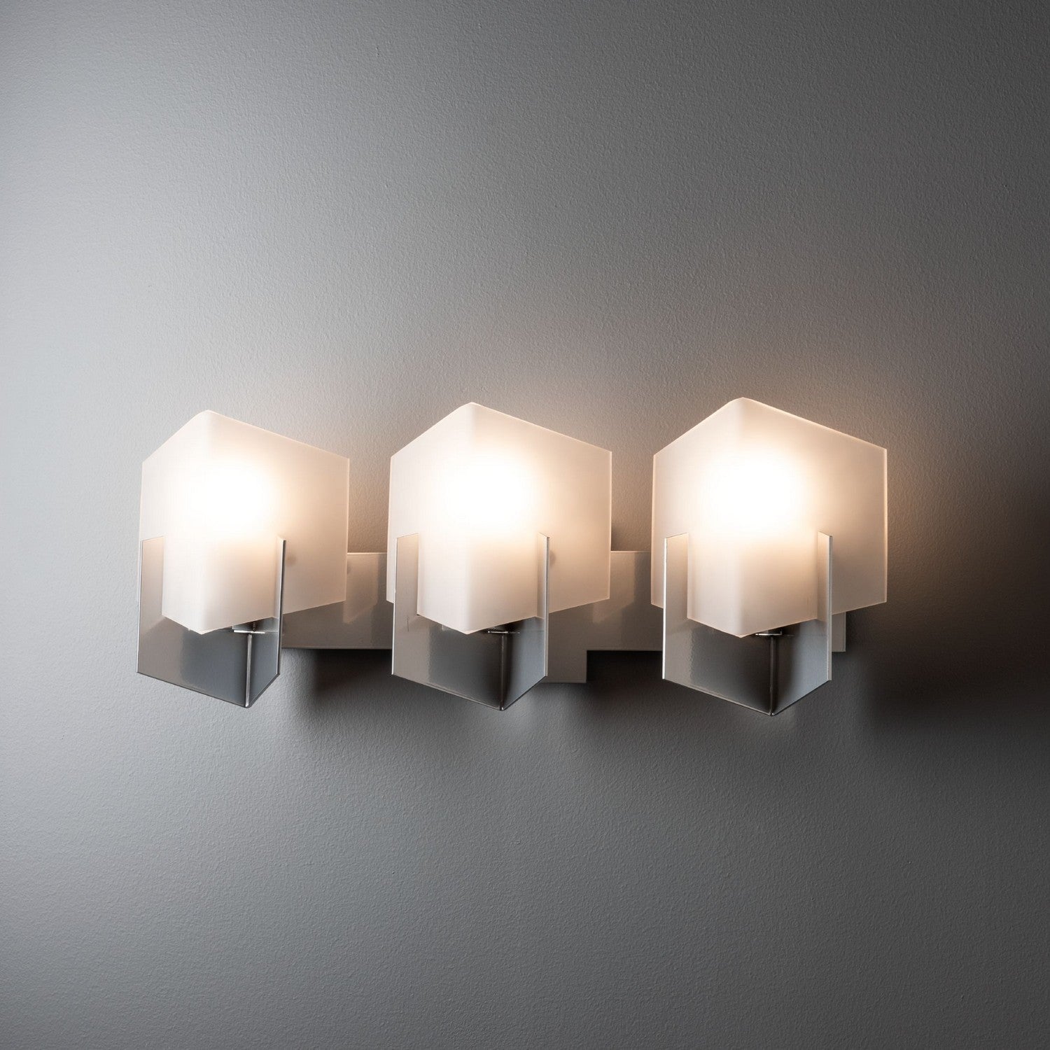 Hubbardton Forge - 201357-SKT-85-GG0816 - Prisma 3-Light Bath Sconce - Prisma - Sterling