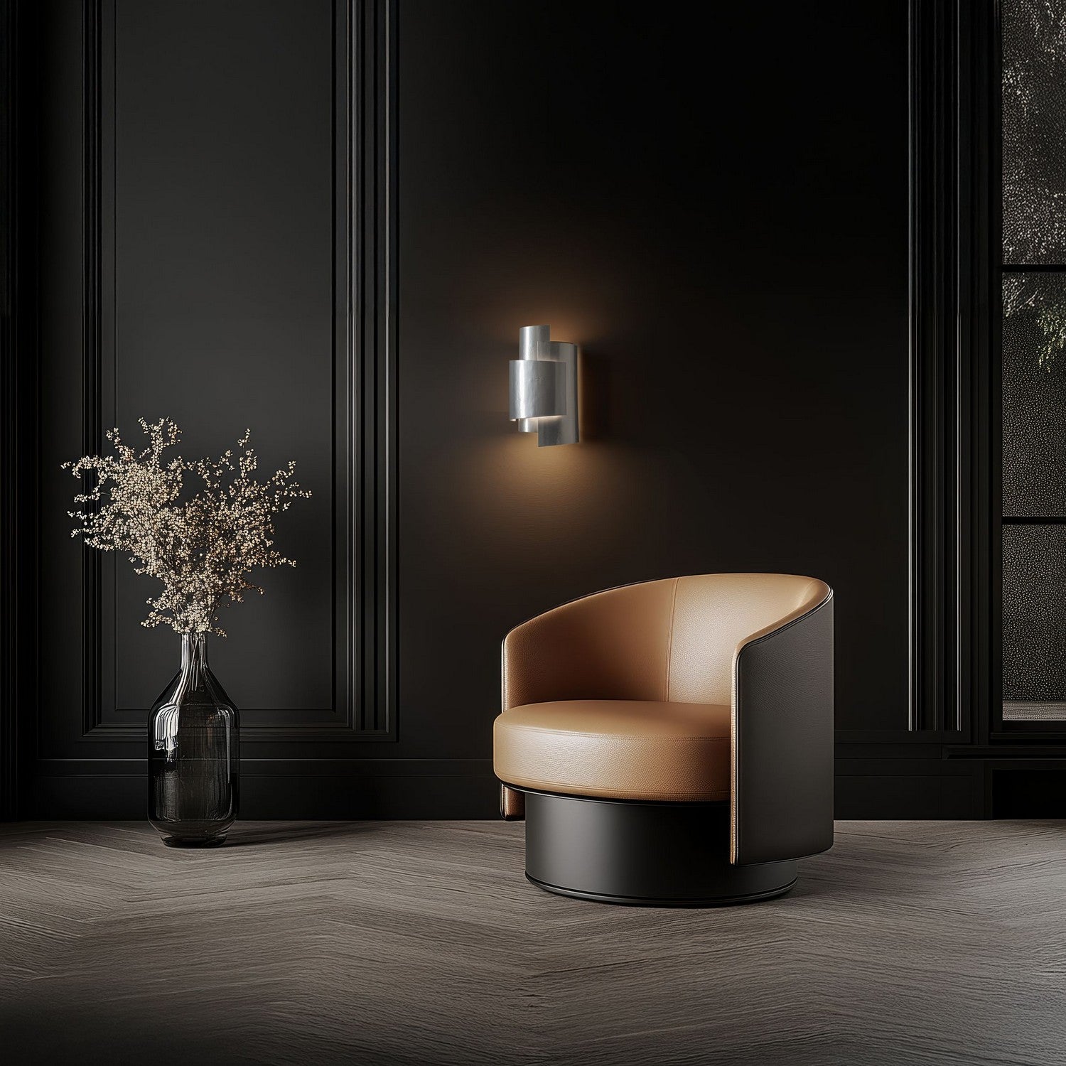 Hubbardton Forge - 202117-SKT-85 - Zen Sconce - Zen - Sterling