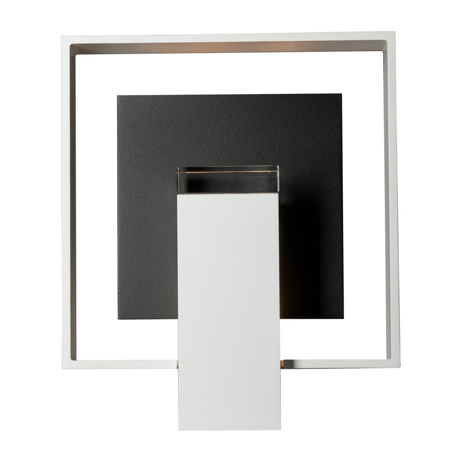 Hubbardton Forge - 302663-SKT-02-80-ZM0850 - Shadow Box Medium Dark Sky Friendly Outdoor Sconce - Shadow Box - Coastal White