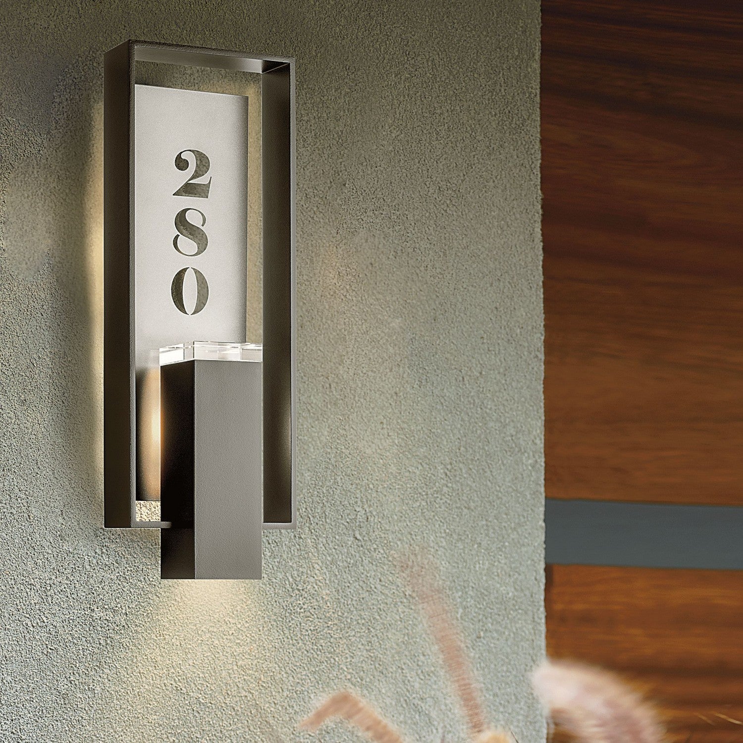 Hubbardton Forge - 302665-SKT-80-78-ZM0850 - Shadow Box Large Dark Sky Friendly Outdoor Sconce - Shadow Box - Coastal Black