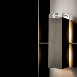 Hubbardton Forge - 302668-SKT-14-78-ZM0851 - Two Light Outdoor Wall Sconce - Shadow Box - Coastal Oil Rubbed Bronze