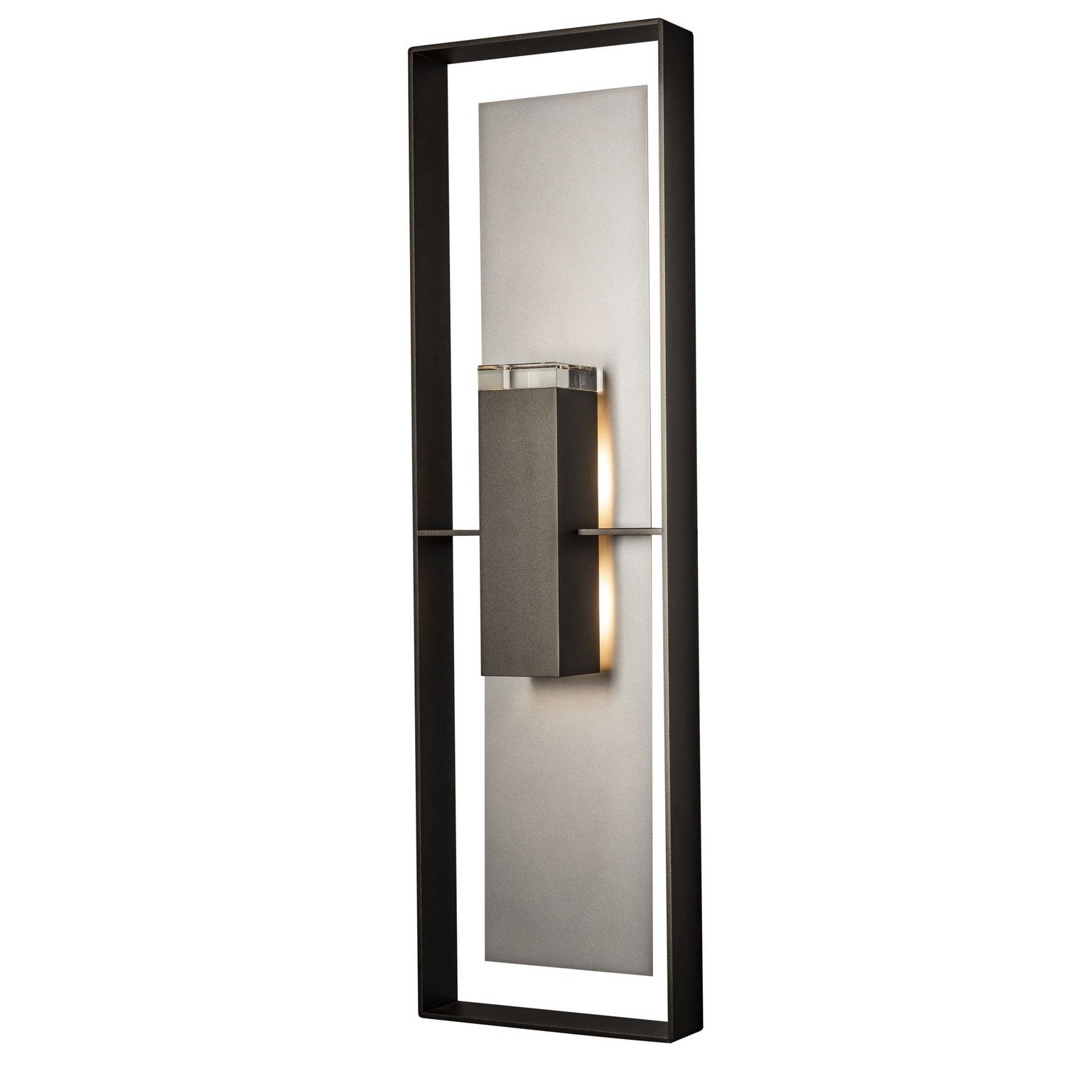 Hubbardton Forge - 302668-SKT-14-78-ZM0851 - Shadow Box Extra Tall Dark Sky Friendly Outdoor Sconce - Shadow Box - Coastal Oil Rubbed Bronze