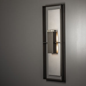 Hubbardton Forge - 302668-SKT-14-78-ZM0851 - Two Light Outdoor Wall Sconce - Shadow Box - Coastal Oil Rubbed Bronze