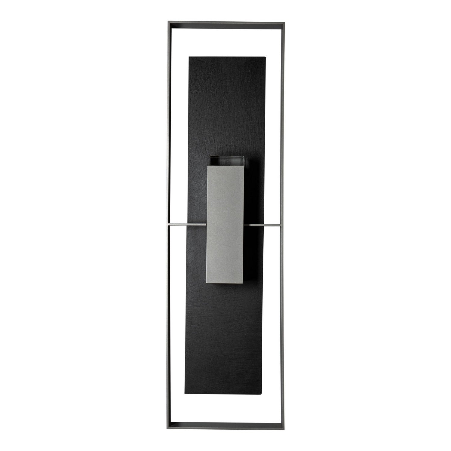 Hubbardton Forge - 302669-SKT-78-SL-ZM0851 - Shadow Box Extra Tall w/Slate Dark Sky Friendly Outdoor Sconce - Shadow Box - Coastal Burnished Steel