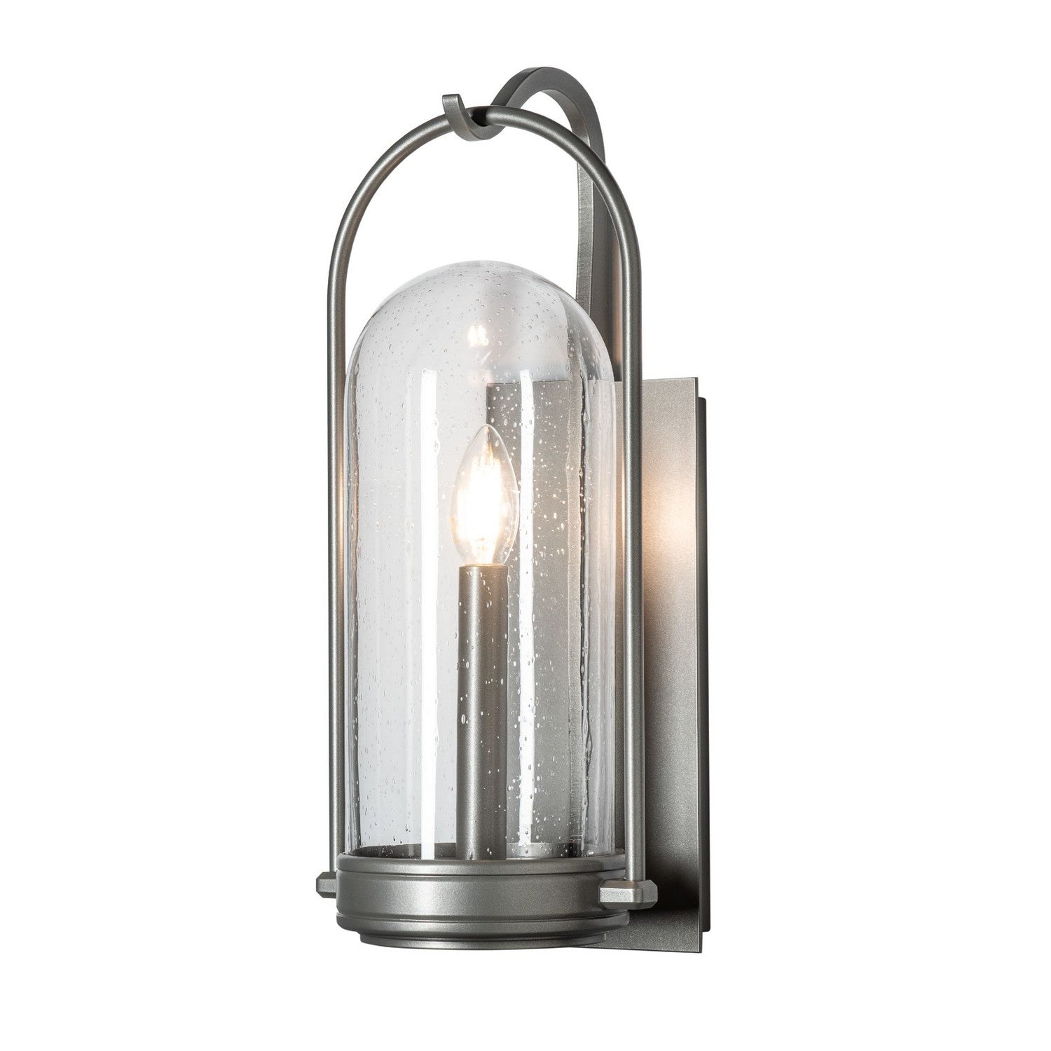 Hubbardton Forge - 305211-SKT-78-II0824 - Davis Small Outdoor Sconce - Davis - Coastal Burnished Steel