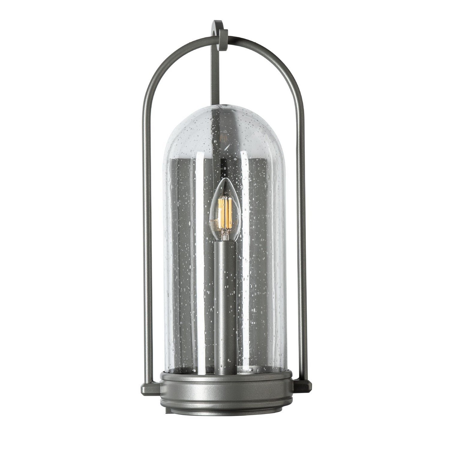 Hubbardton Forge - 305211-SKT-78-II0824 - Davis Small Outdoor Sconce - Davis - Coastal Burnished Steel