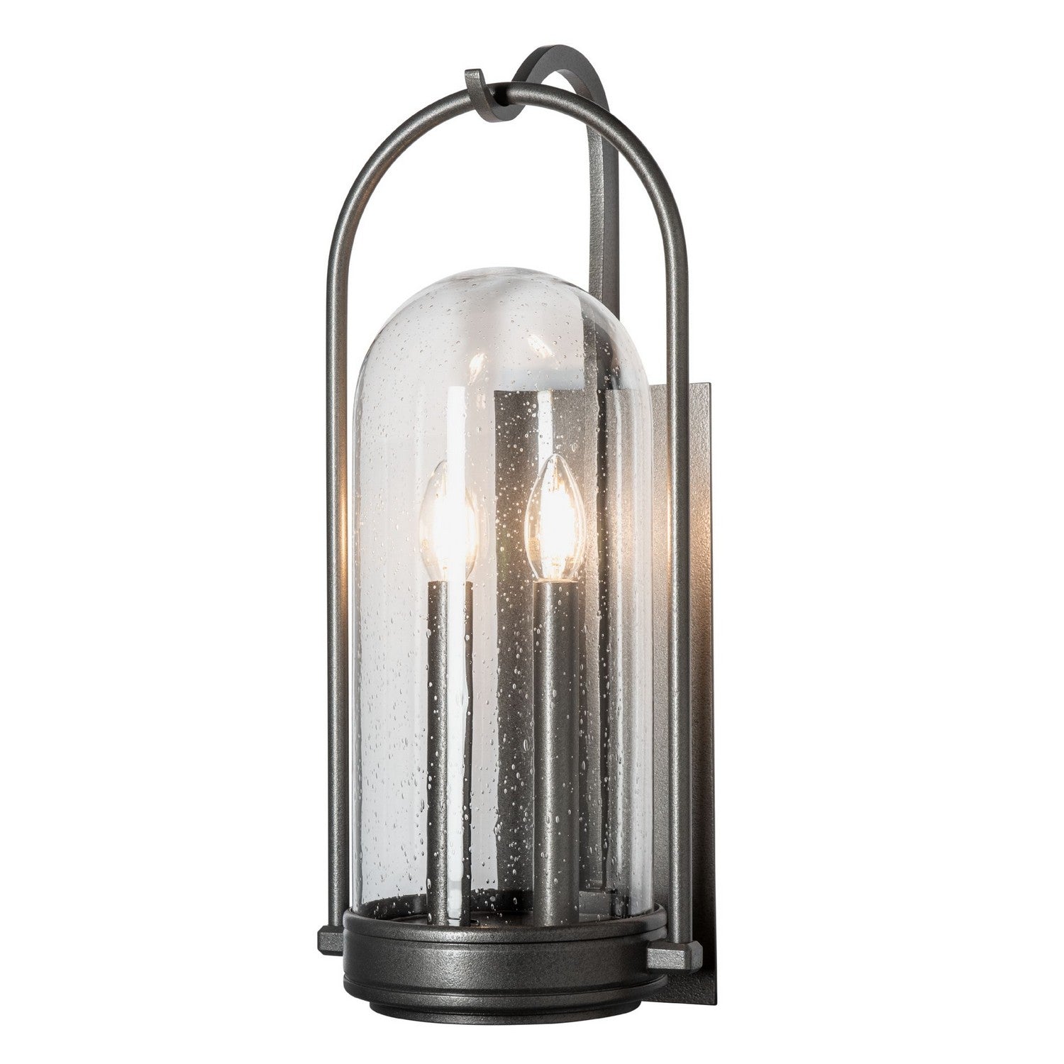 Hubbardton Forge - 305212-SKT-20-II0825 - Davis Medium Outdoor Sconce - Davis - Coastal Natural Iron