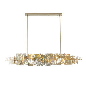 Hubbardton Forge - 401311-SKT-MULT-86 - Six Light Pendant - Brutus - Modern Brass