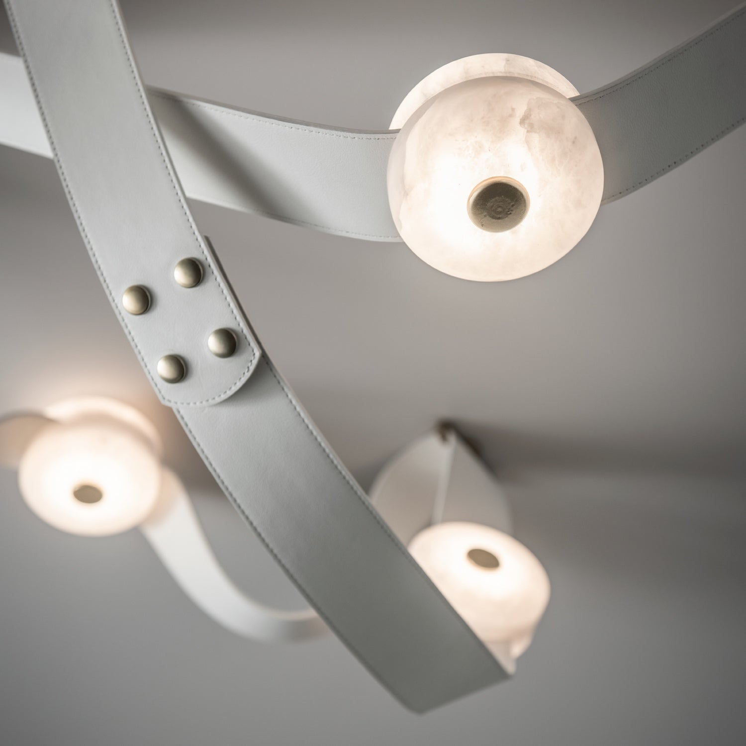 Hubbardton Forge - 401316-LED-STND-86-LW-AR - Snaps Large LED Pendant - Snaps - Modern Brass