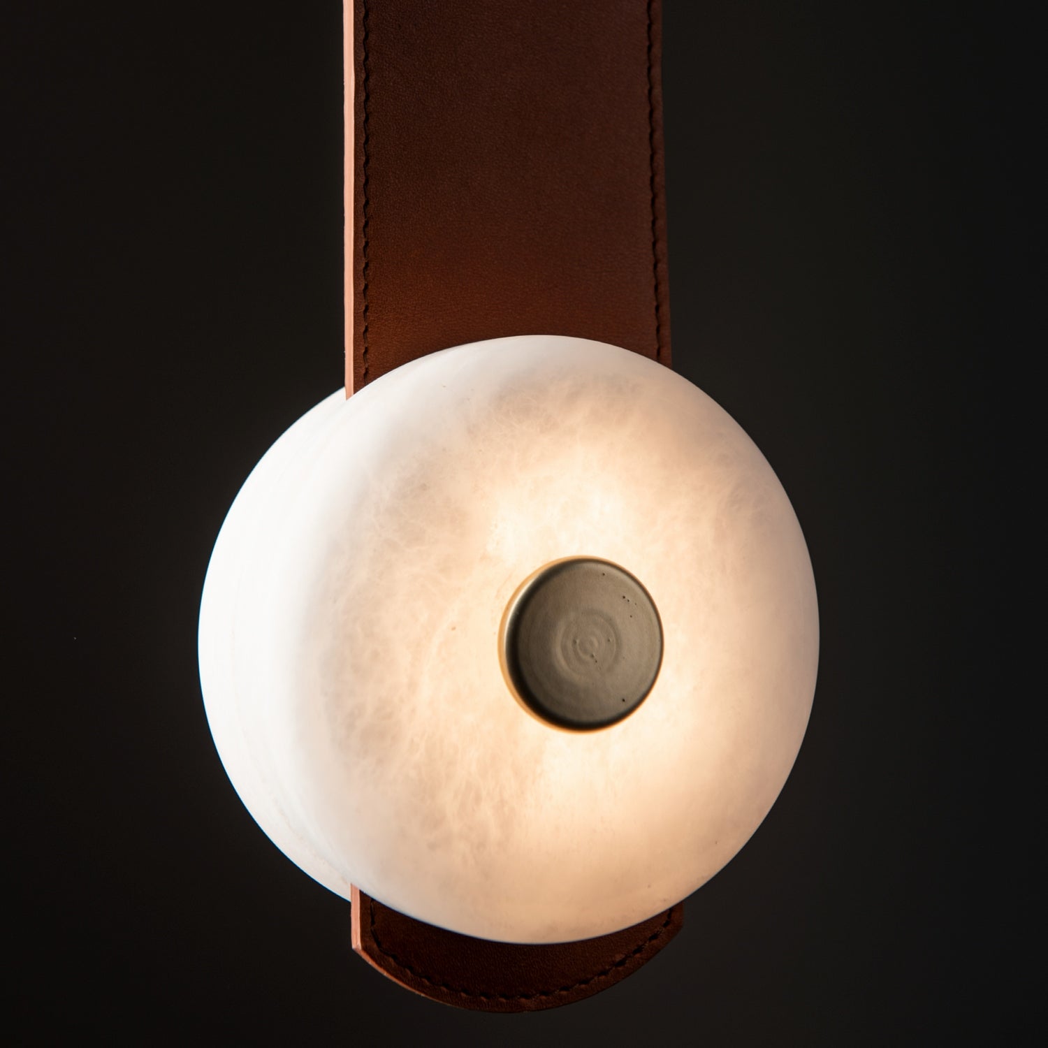 Hubbardton Forge - 401850-LED-STND-86-LC-AR - Snaps Small LED Pendant - Snaps - Modern Brass