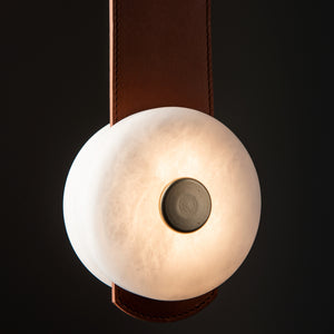 Hubbardton Forge - 401850-LED-STND-86-LC-AR - Snaps Small LED Pendant - Snaps - Modern Brass