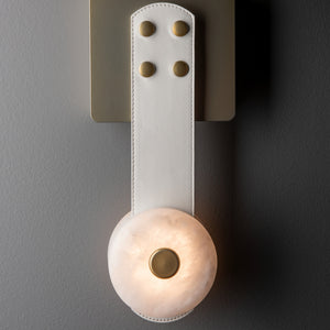 Hubbardton Forge - 402031-LED-86-LW-AR - Snaps LED Sconce - Snaps - Modern Brass