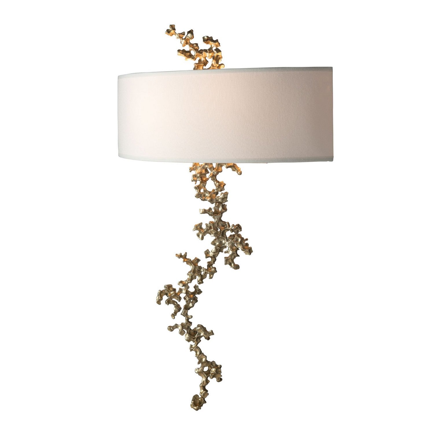 Hubbardton Forge - 402036-SKT-86-SF1692 - Coral Sconce - Coral - Modern Brass
