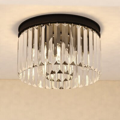 Vaxcel - C0321 - Three Light Flush Mount - Allerton - Matte Black