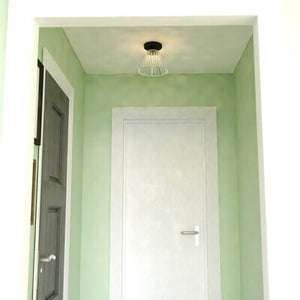Vaxcel - C0322 - One Light Flush Mount - Dalton - Matte Black