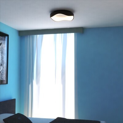 Vaxcel - C0323 - LED Flush Mount - Bowen - Textured Black