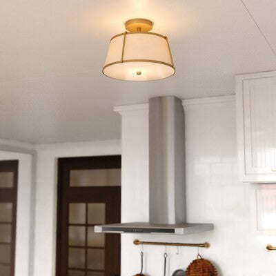 Vaxcel - C0328 - Two Light Semi-Flush Mount - Marion - Mystic Gold