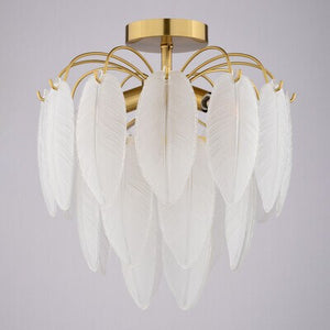 Vaxcel - C0334 - Four Light Semi-Flush Mount - Burbank - Muted Gold