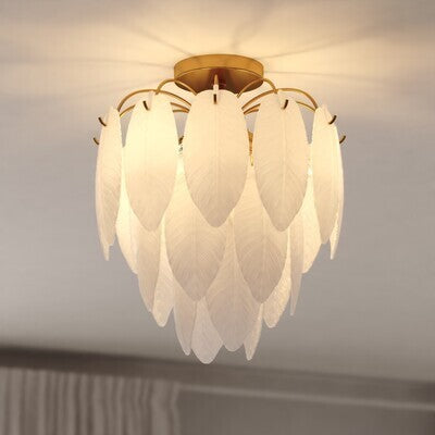 Vaxcel - C0334 - Four Light Semi-Flush Mount - Burbank - Muted Gold