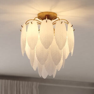 Vaxcel - C0334 - Four Light Semi-Flush Mount - Burbank - Muted Gold