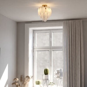 Vaxcel - C0334 - Four Light Semi-Flush Mount - Burbank - Muted Gold