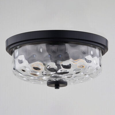 Vaxcel - C0335 - Two Light Flush Mount - Northlake - Matte Black
