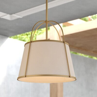Vaxcel - P0435 - One Light Pendant - Marion - Mystic Gold